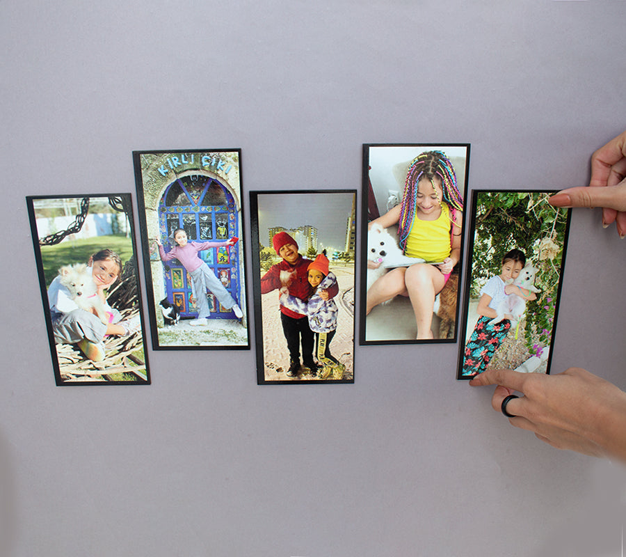 5 Adet 10x20cm Ahşap Tablo